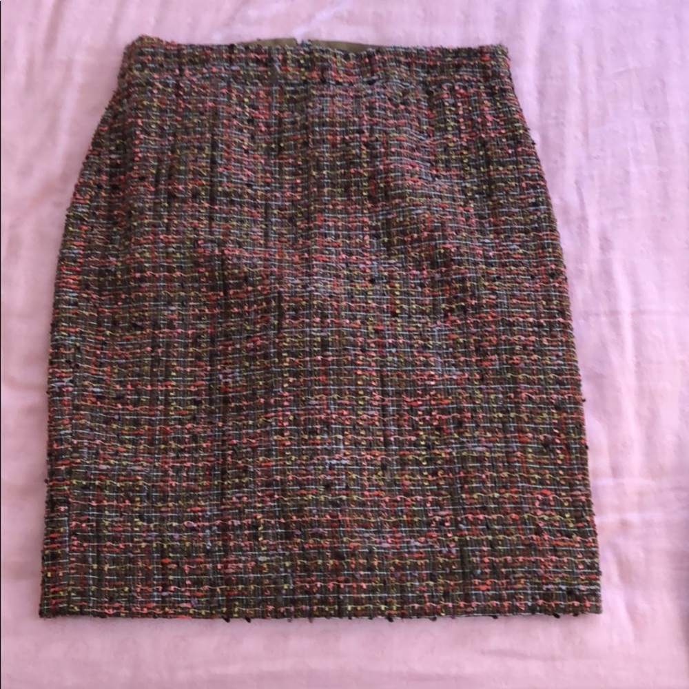 J crew pencil skirt in tweed